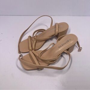 Berness Women's Tan Strappy Heels Size 6